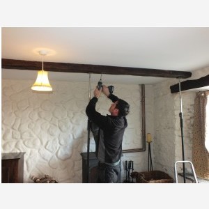 Fitting a False oak beam