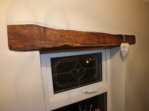 Replica oak window lintel