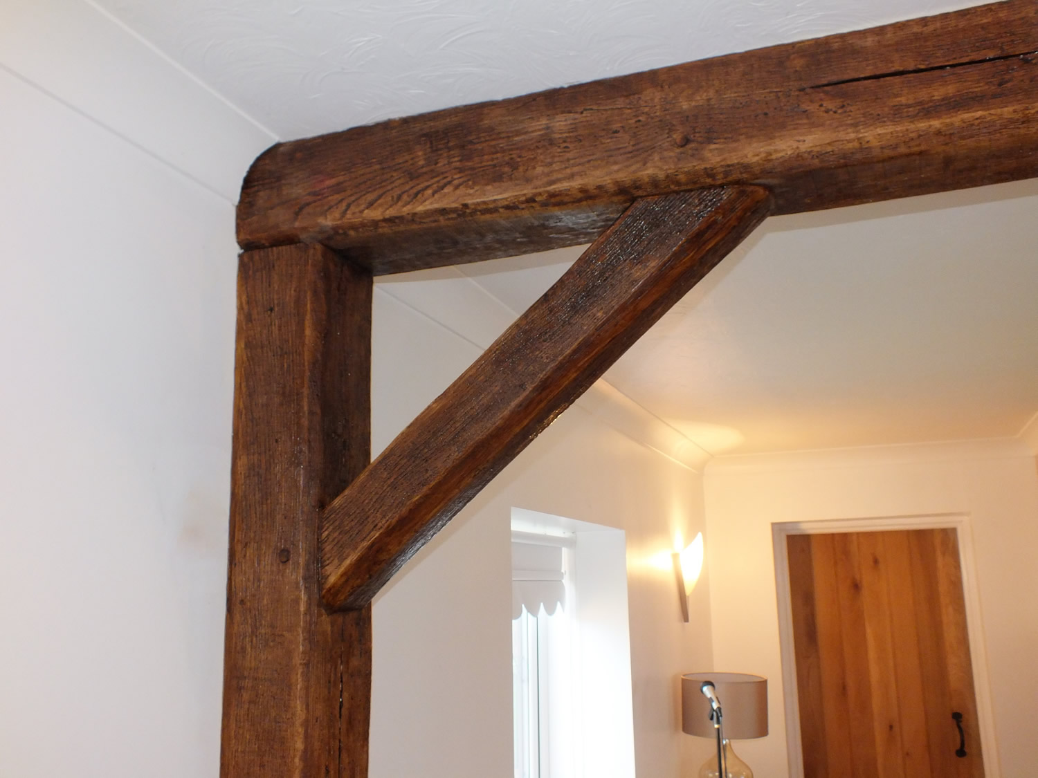 False oak posts