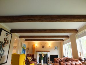 Living room beams